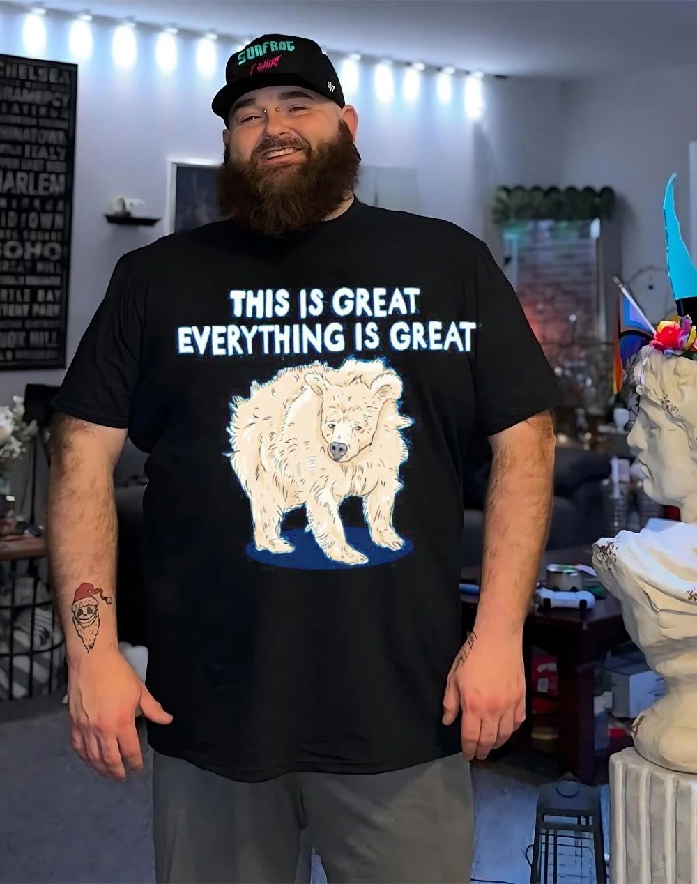 Chada the bear this is great everything is great shirt