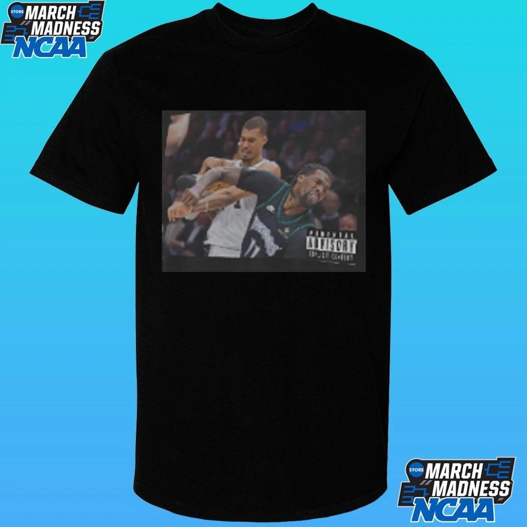 Wemby’s Elbow On Naz Reid Shirt