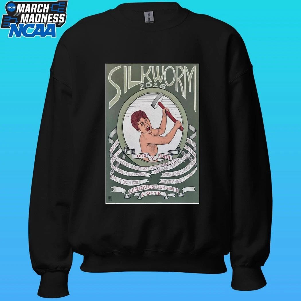 Silkworm Crystal Ballroom May 12 2026 Poster Shirt