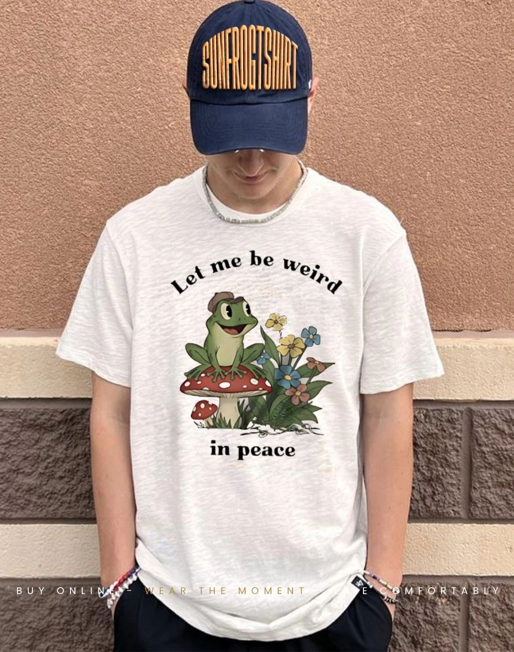 Frog let me be weird in peace shirt
