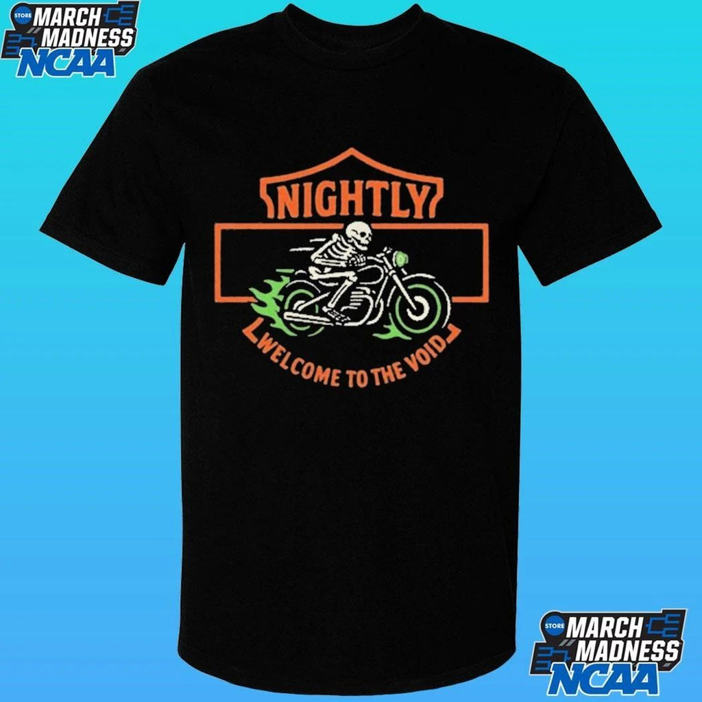 Nightly Into Welcome To The Void Motorcycle Pepper Shirt