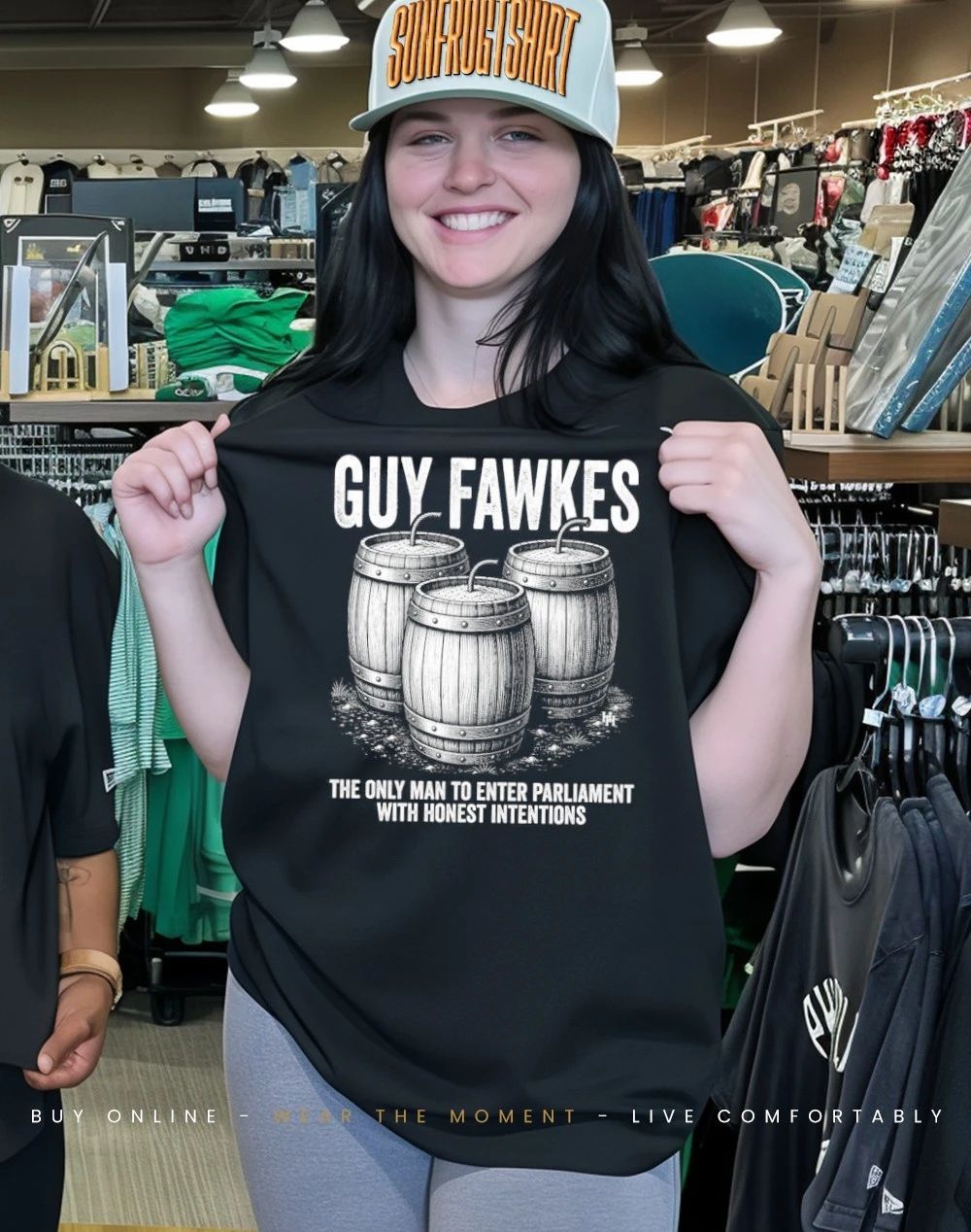 Guy fawkes the only man to enter parliament with honest intentions shirt