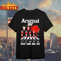 Arsenal Over Land And Sea Abbey Road Players Signatures Shirt