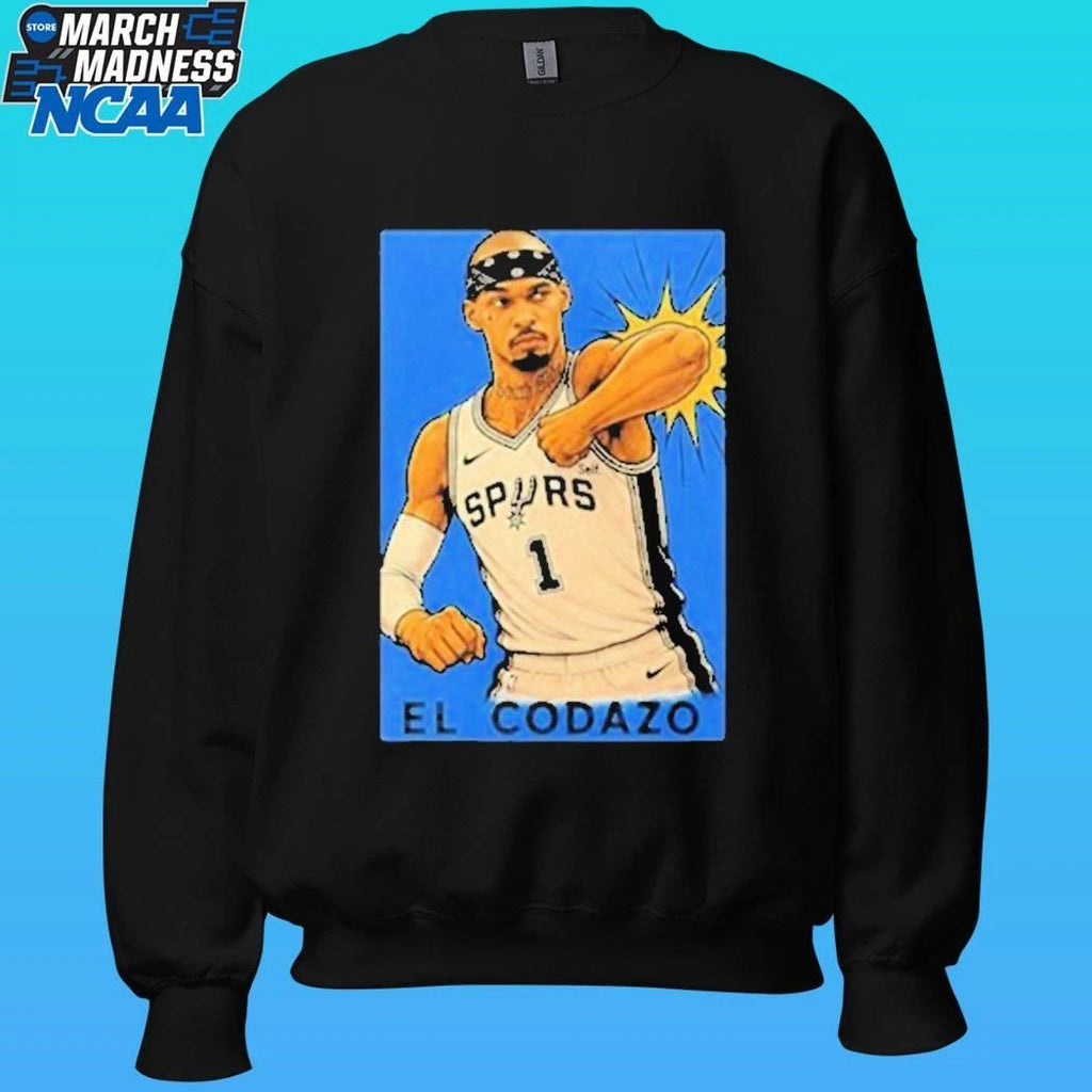 Victor Wembanyama San Antonio Spurs Basketball Elbowing El Codazo Shirt