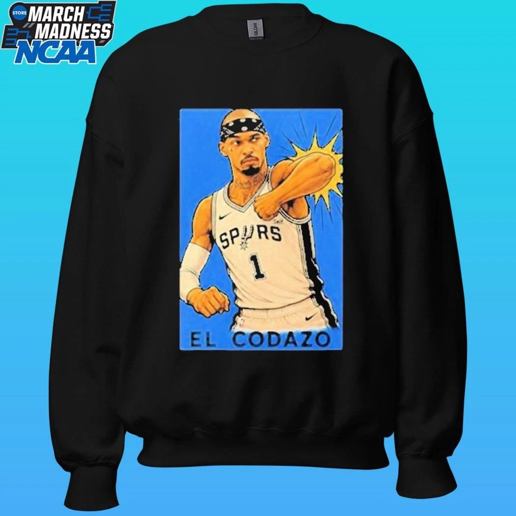 Victor Wembanyama San Antonio Spurs Basketball Elbowing El Codazo Shirt