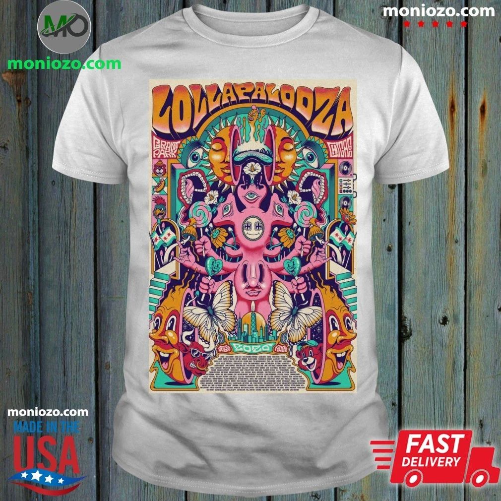 Lollapalooza Chicago 2026 Poster Shirt