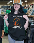 Bear and cub I wear orange for every stolen child shirt
