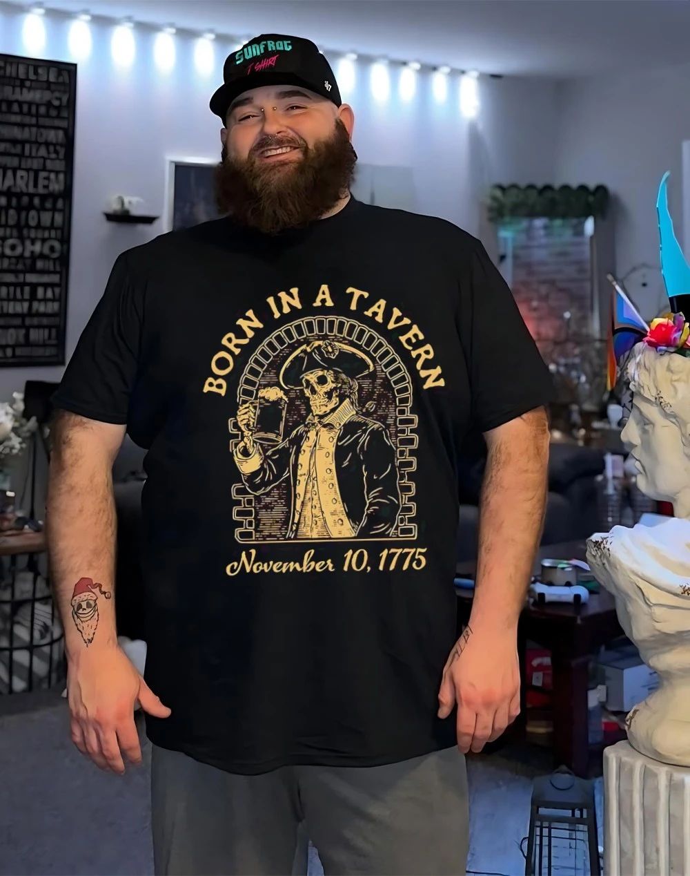 Captain Samuel Nicholas born in a Tavern November 10 1775 shirt