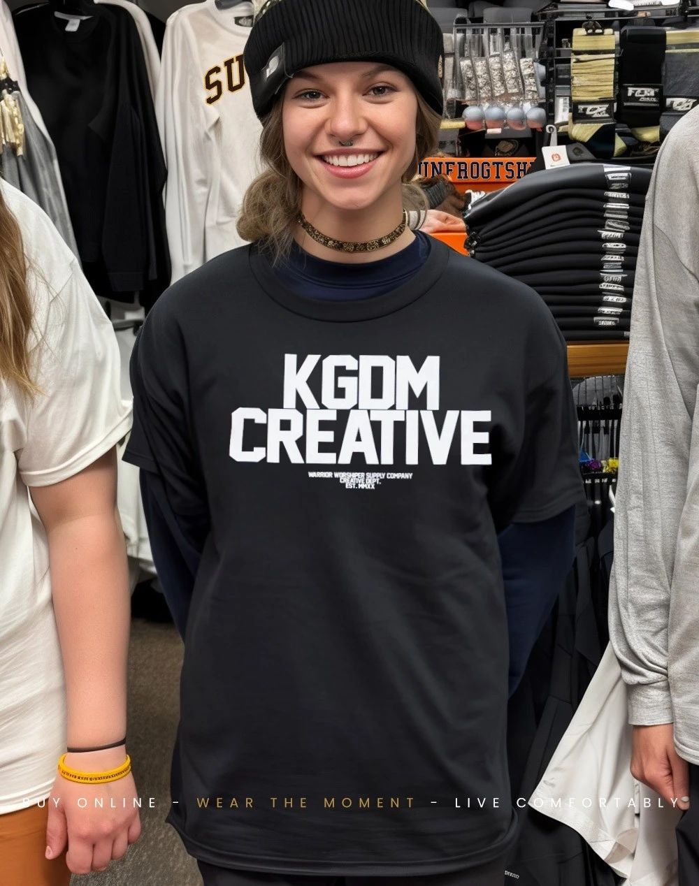KGDM creative Warrior Worshiper Supply Co. shirt
