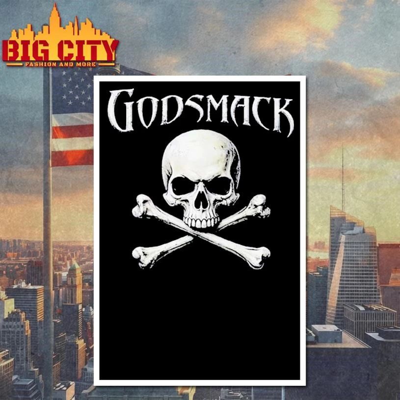 Godsmack Boston Bad Boys Skull Shirt