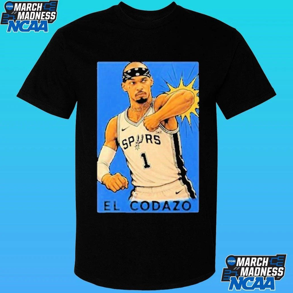 Victor Wembanyama San Antonio Spurs Basketball Elbowing El Codazo Shirt