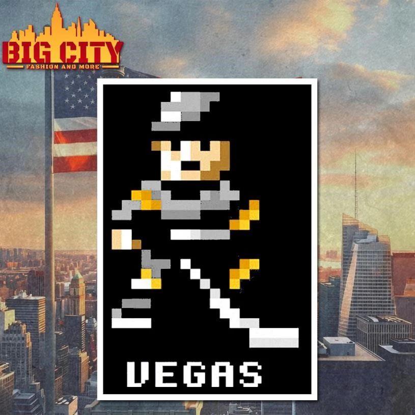 Vegas Golden Knights Hockey 8-bit Shirt