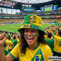 Brazil Premium World Cup 2026 Golden Trophy Bucket Hat
