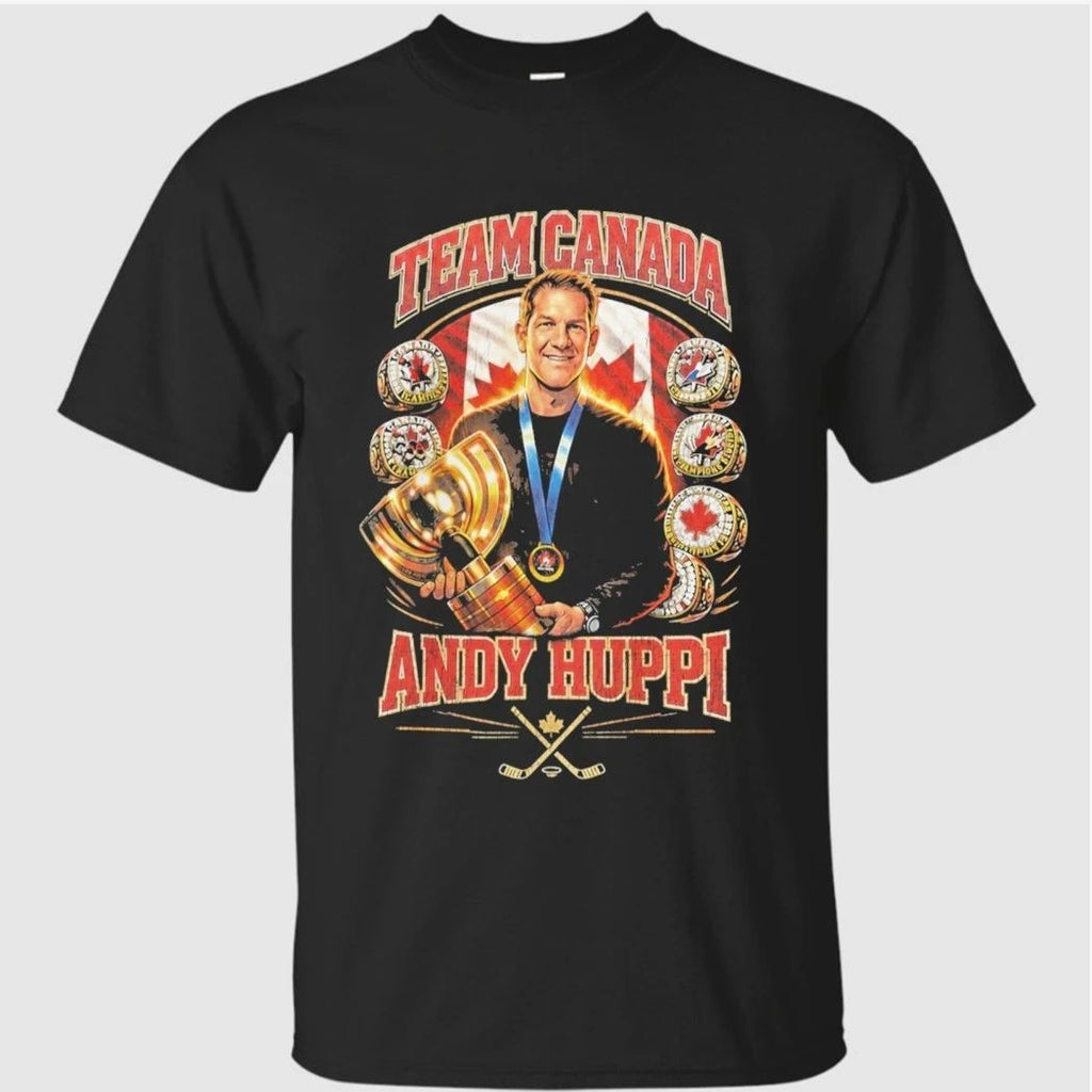 Team Canada Andy Huppi 20 Years Of Commitment To Hockey Canada Shirt