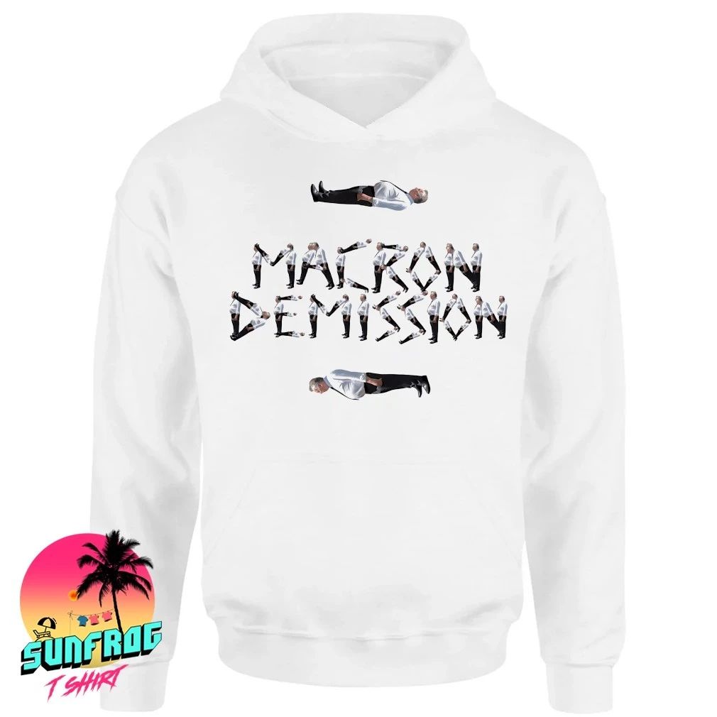 Bayrou Macron demission shirt