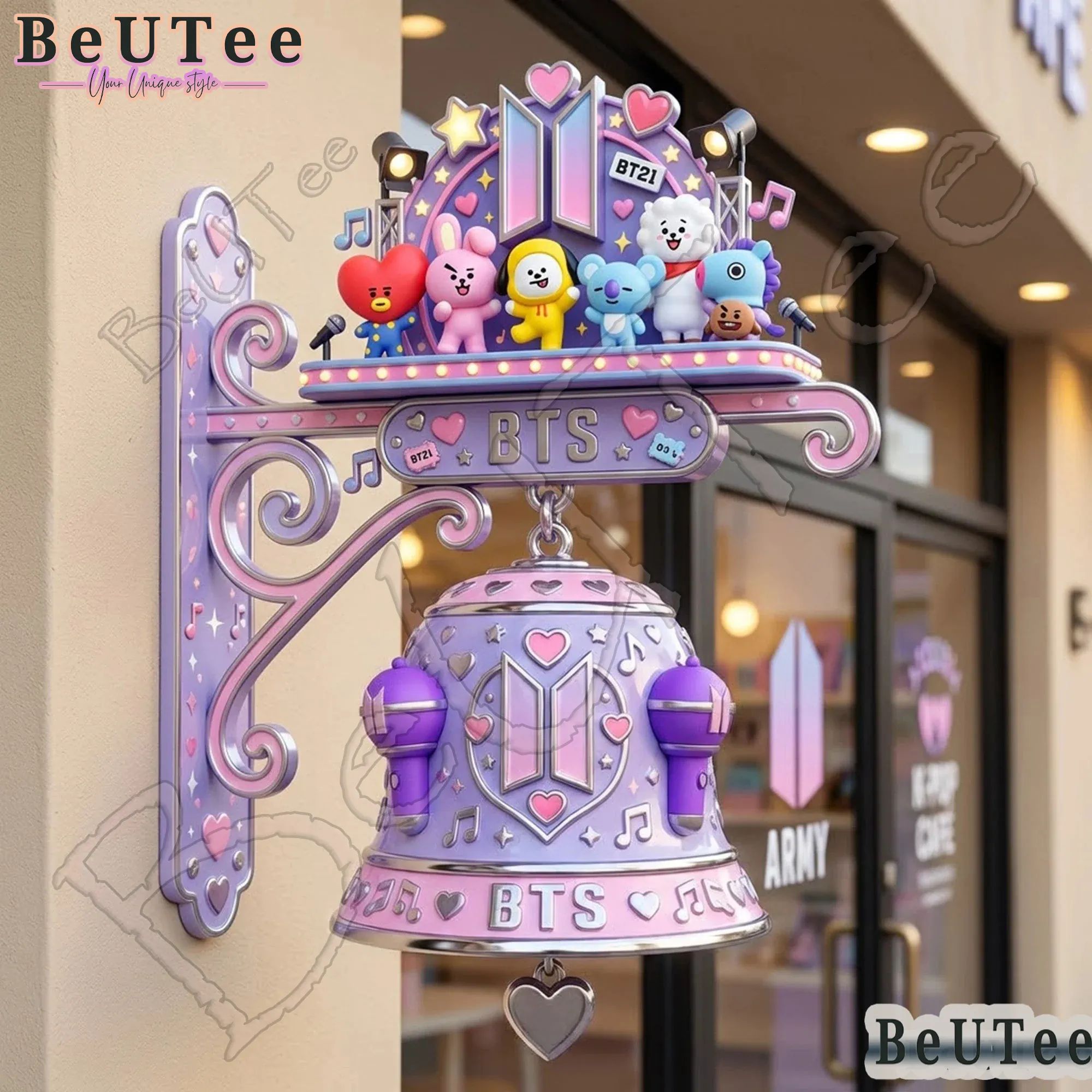 BTS K-Pop Premium 3D Wall Bell