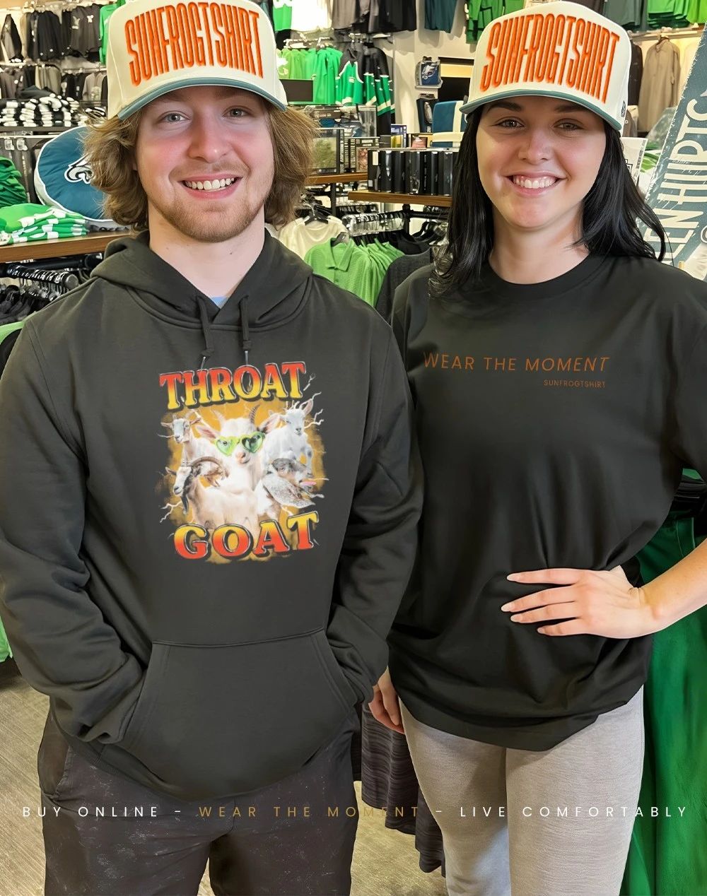 Vintage throat goat shirt