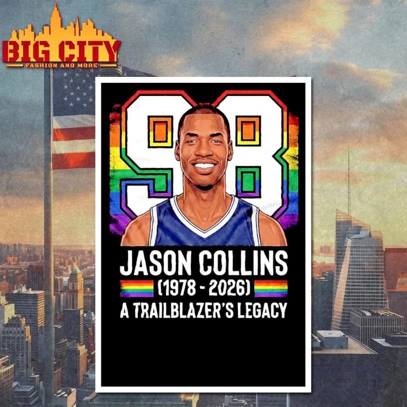 Jason Collins First Openly Gay NBA Player Dies Of Brain Cancer At 47 Shirt