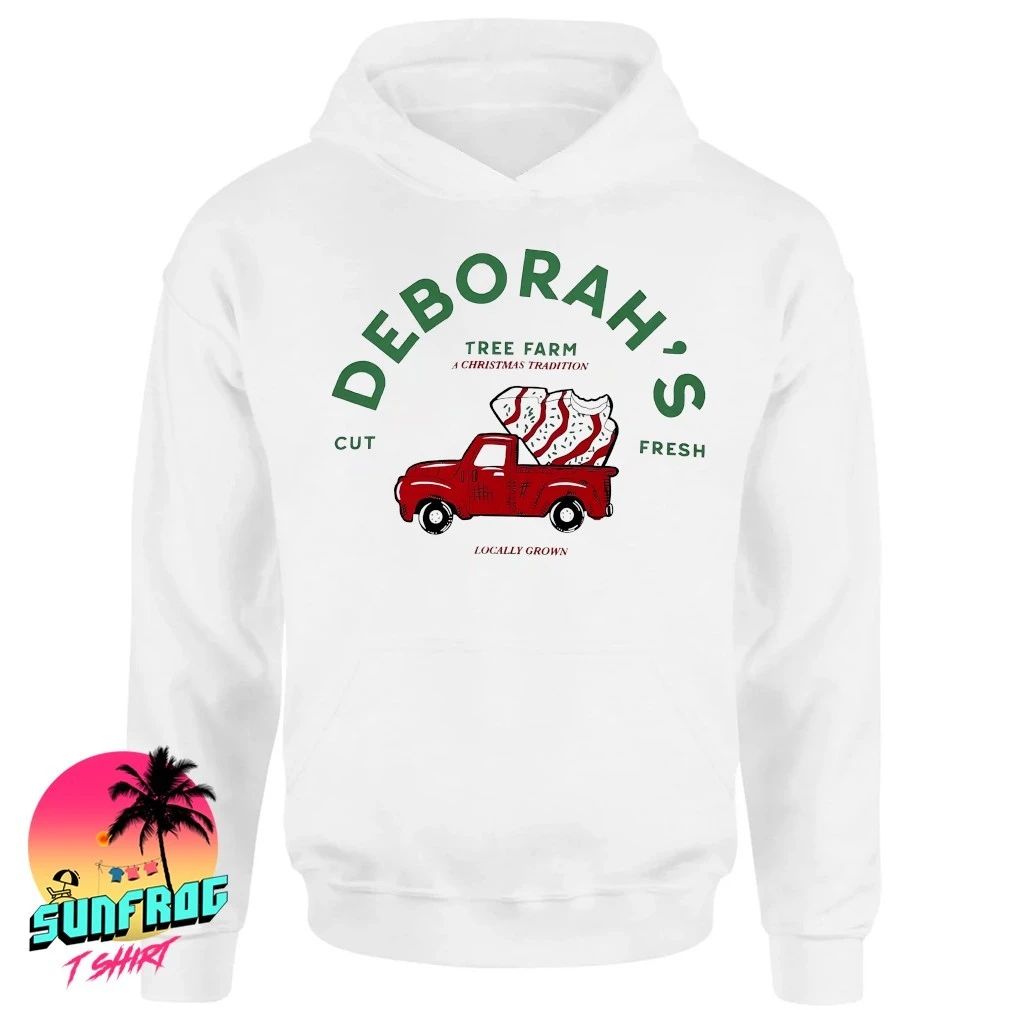Deborah’s cut fresh Tree farm Little Debbie Christmas Tree shirt