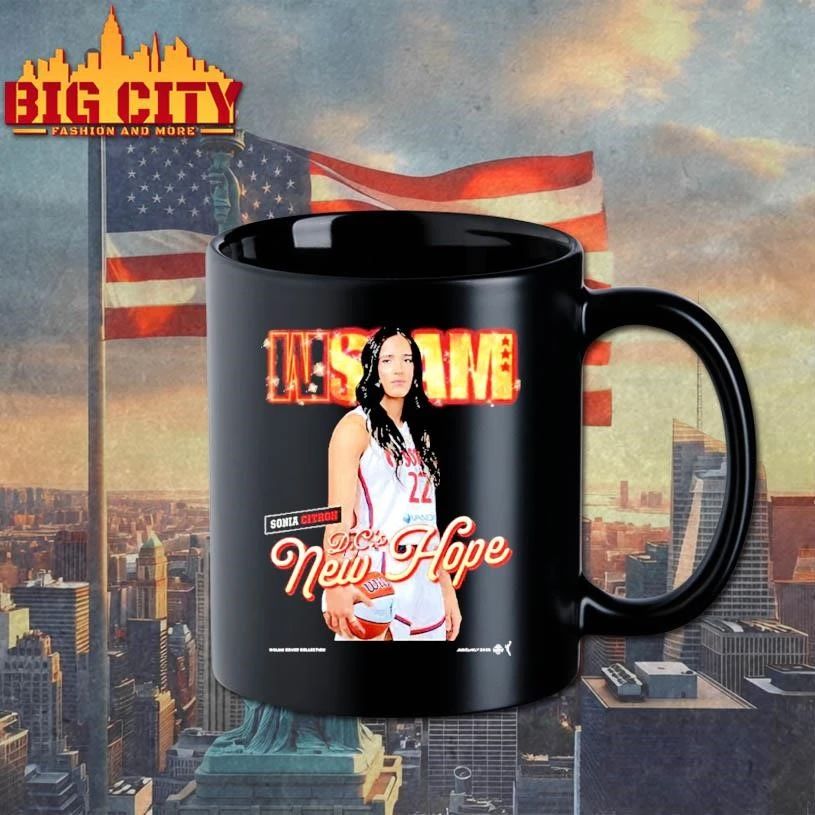 WSLAM Sonia Citron Covers Tee SLAM 262 D.C. New Hope 30 Years In The Future Of The WNBA Shirt