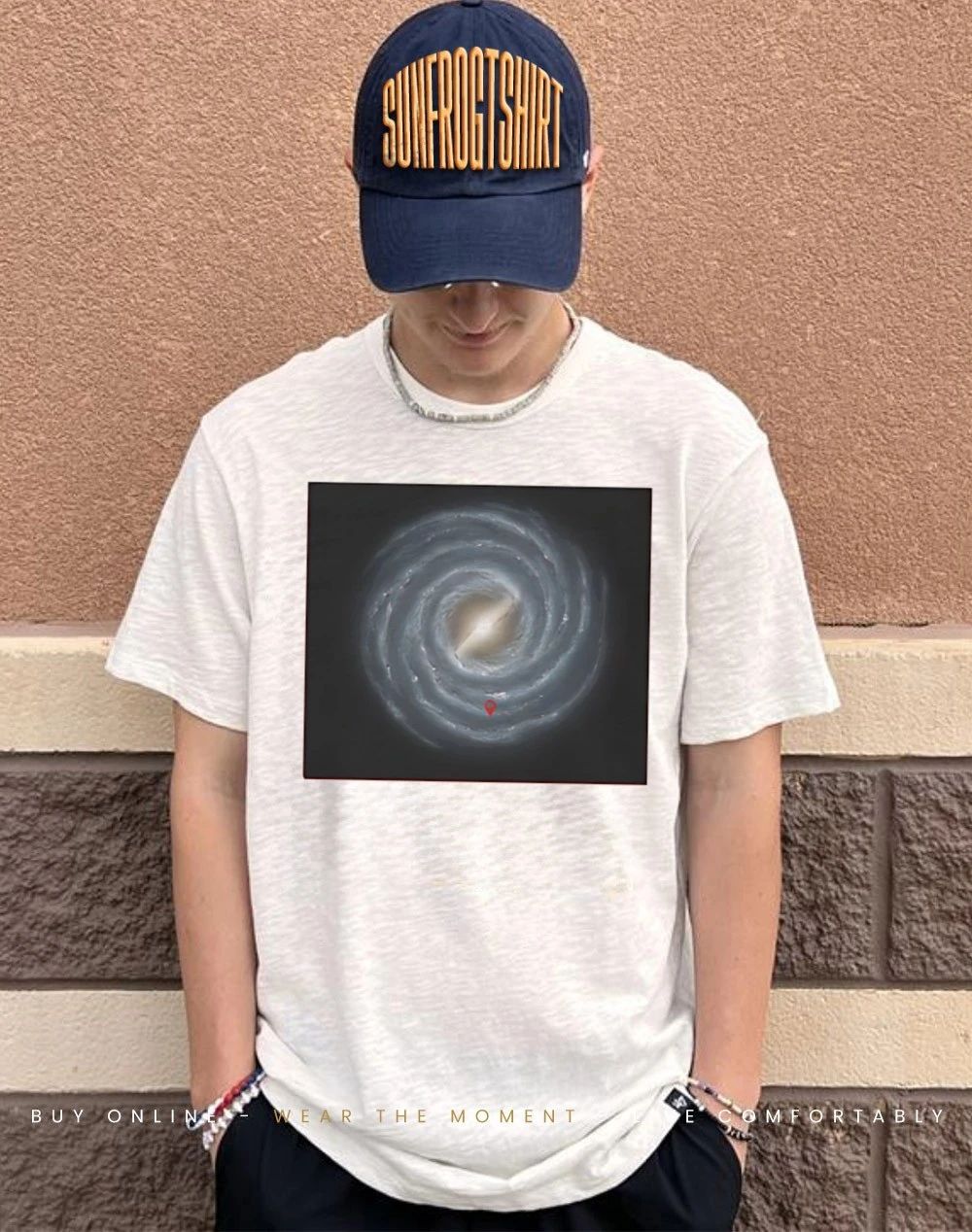 Galaxy where is earth shirt