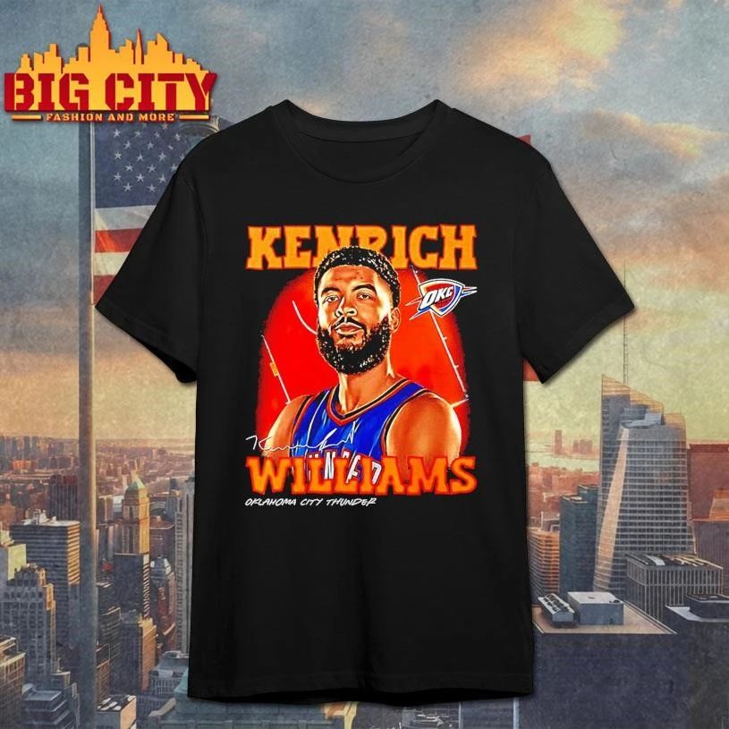 Kenrich Williams Oklahoma City Thunder NBA 2026 Playoffs signature shirt