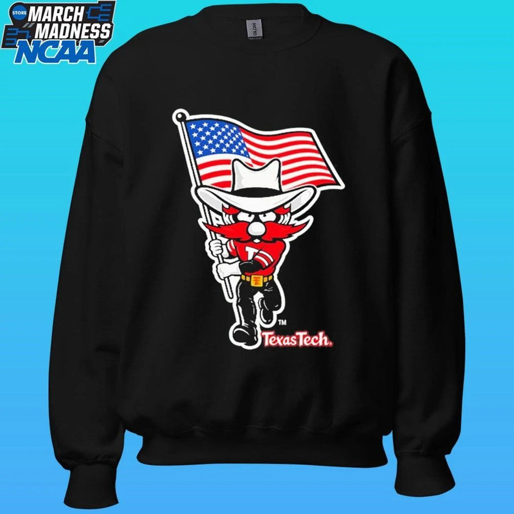 Texas Tech Red Raiders Mascot Flag Shirt