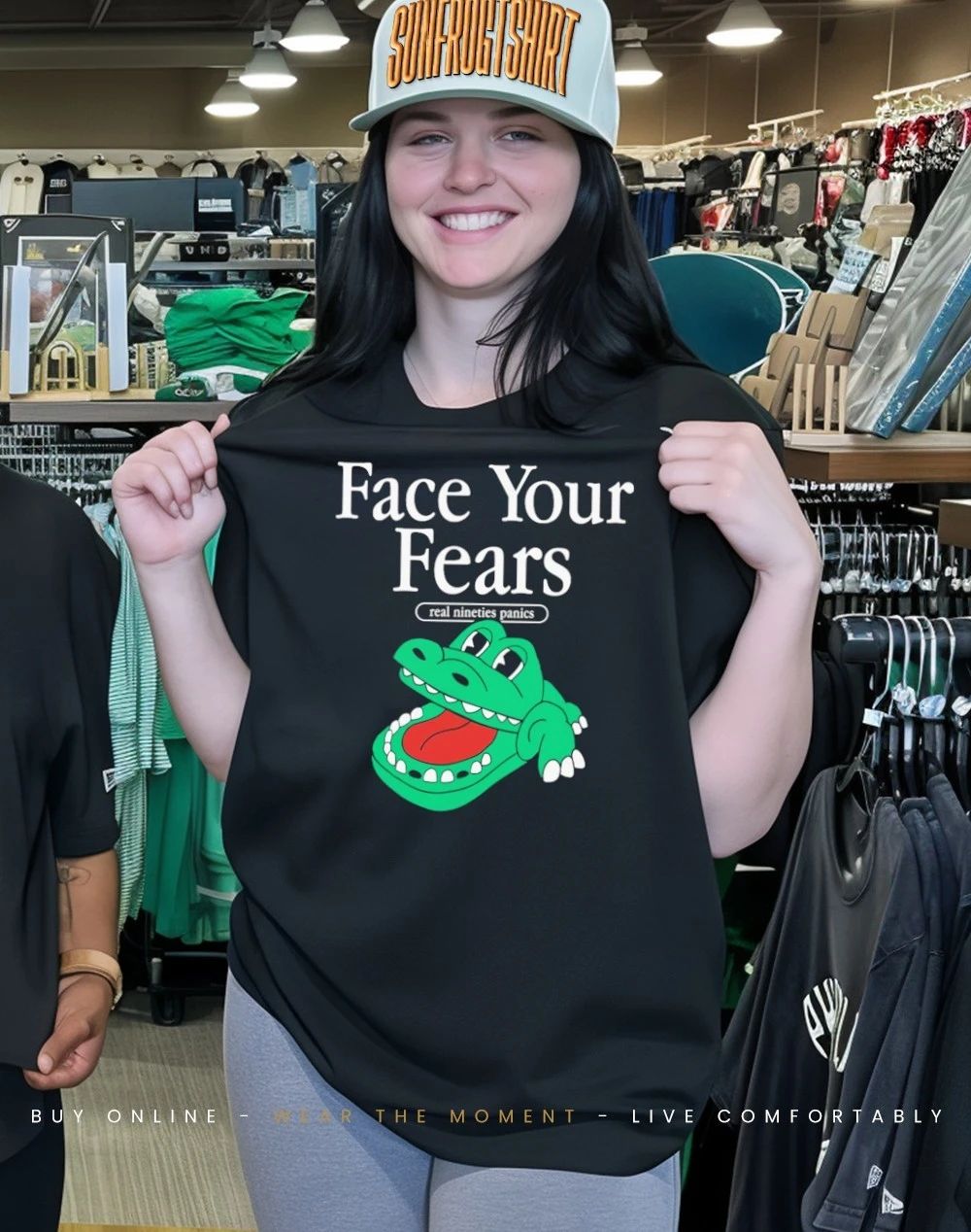 Crocodile dentist game face your fears real nineties panics shirt