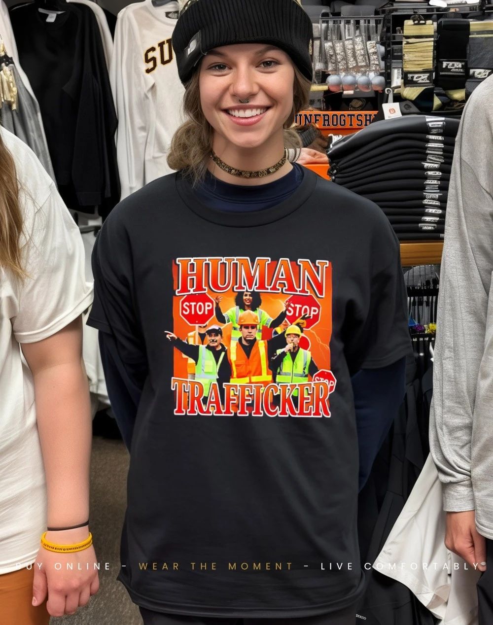 human trafficker shirt