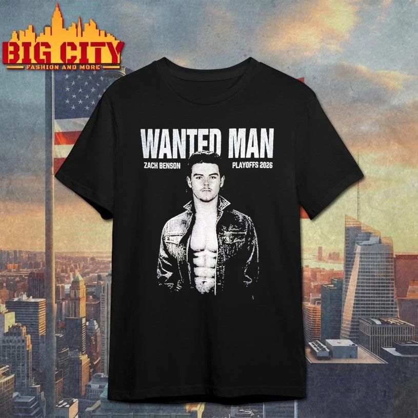 Zach Benson Wanted Man Buffalo Sabres NHL Hockey Playoffs 2026 Shirt