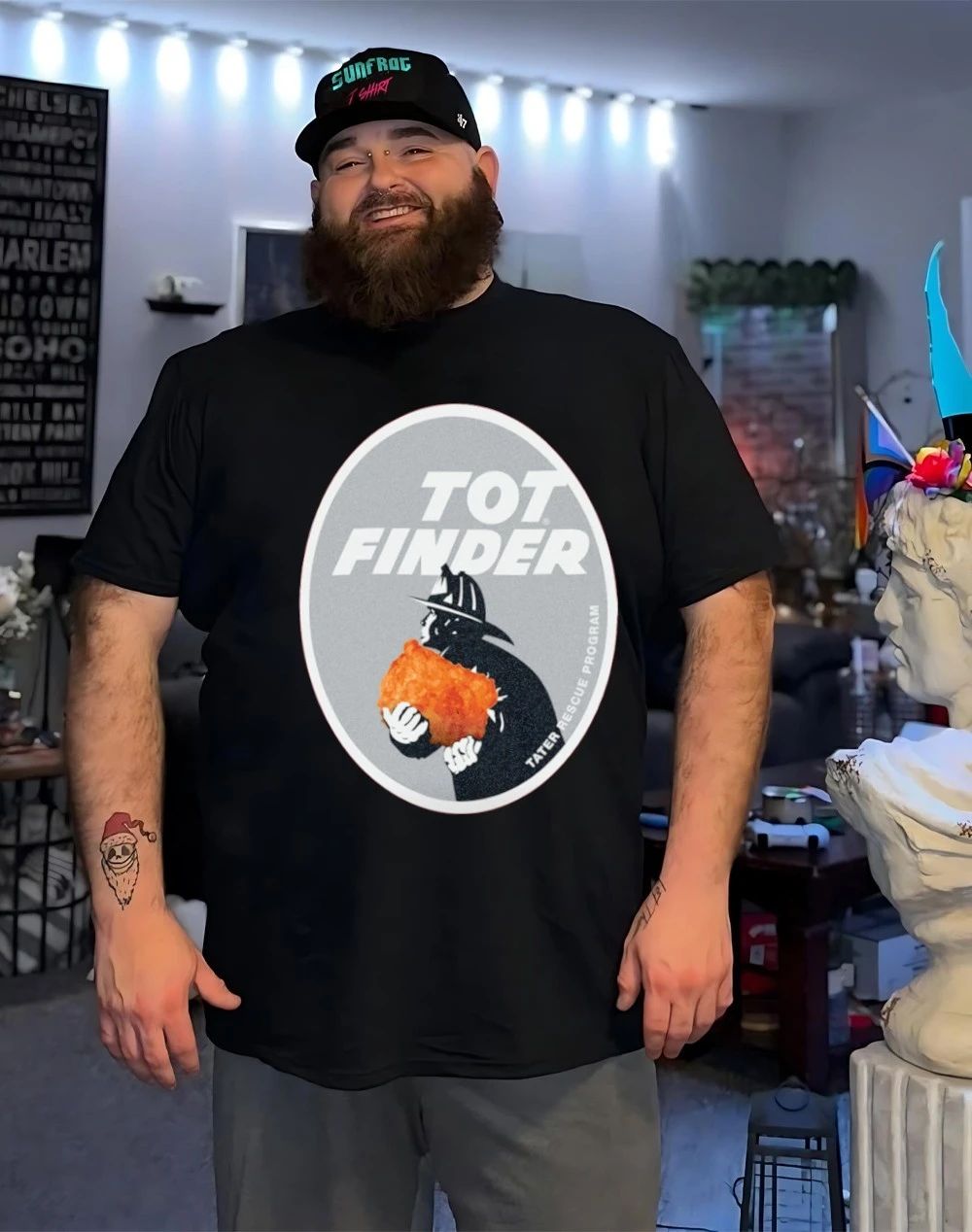 Tot Finder Tater Rescue Program shirt