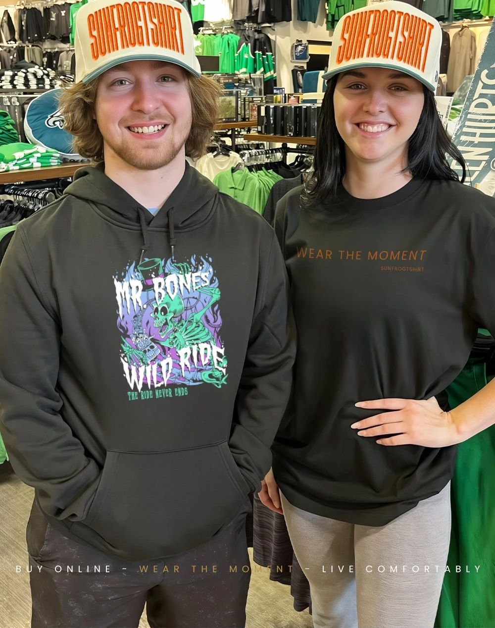 Mr. Bones’ Wild Ride the ride never ends shirt