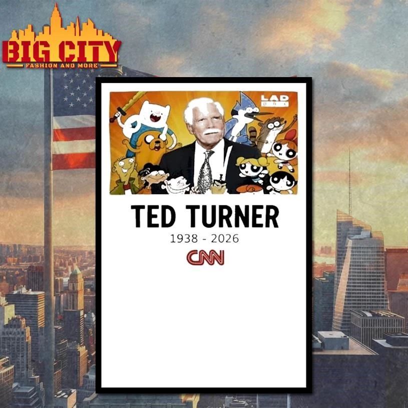 Ted Turner 1938-2026 CNN Meme Shirt