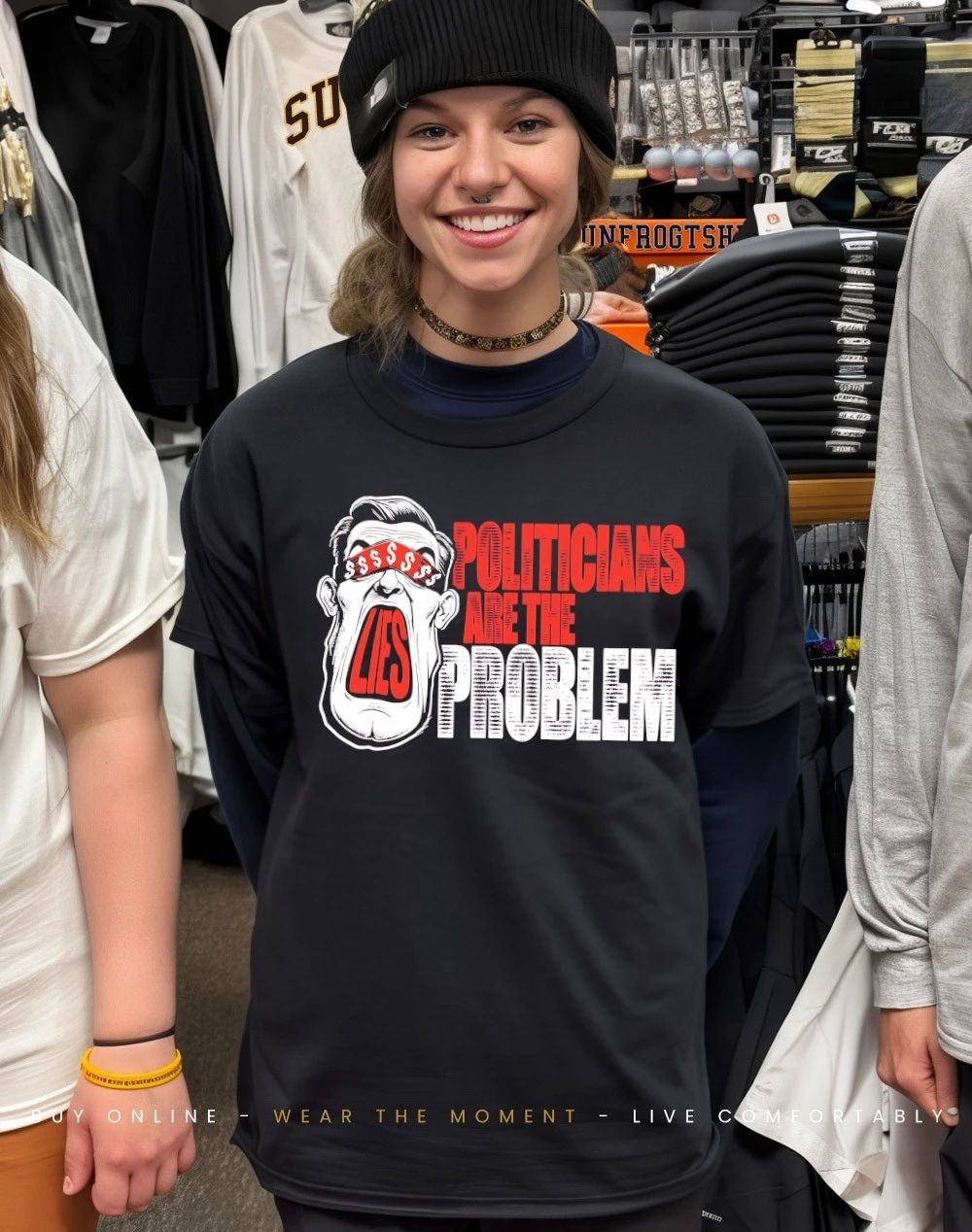 Money man lies politicians are the problem shirt