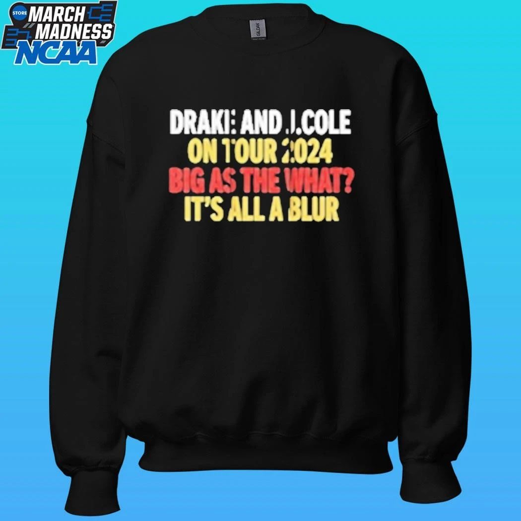 Kevin Durant Drake And J Cole It’s All A Blur Tour Shirt