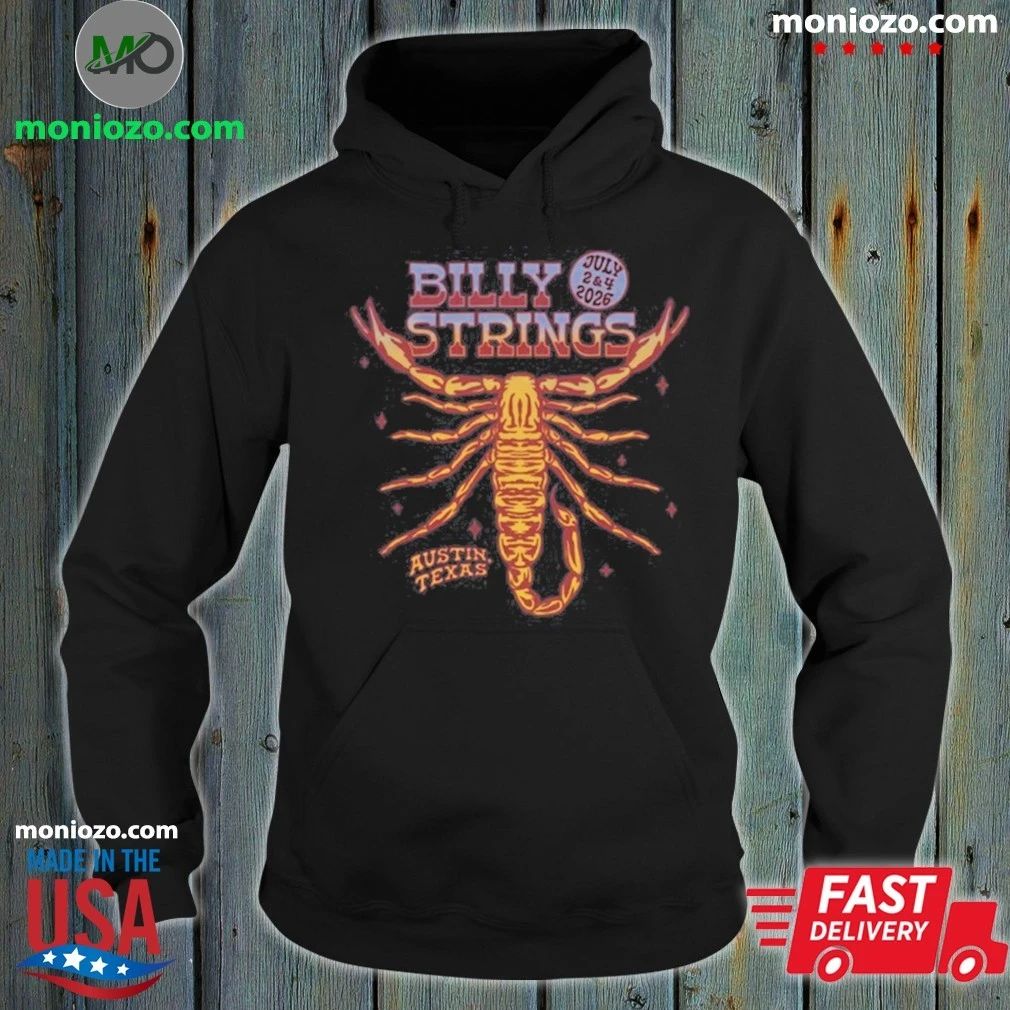 Billy Strings Scorpion Austin TX Jul 2-4 2026 Shirt