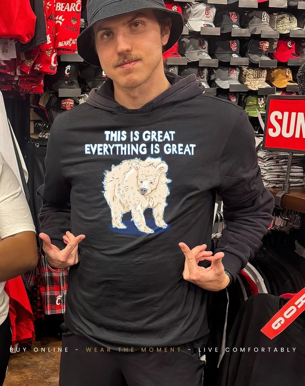 Chada the bear this is great everything is great shirt