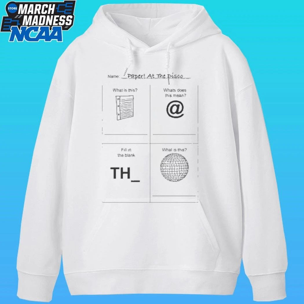 Papers At The Disco Worksheet Shirt