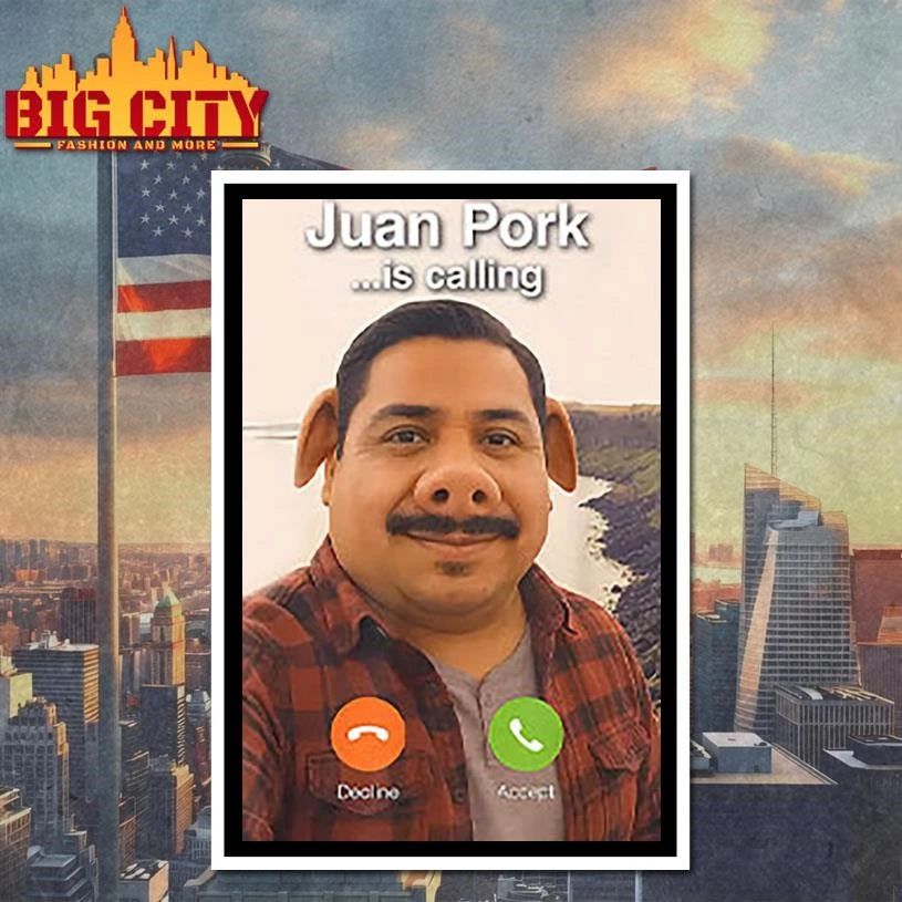 Juan Pork Is Calling Funny Shirt