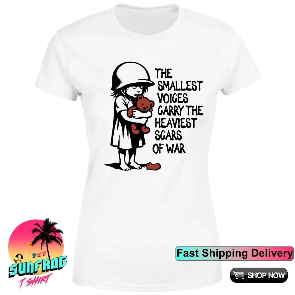 The smallest voices carry the heaviest scars of war shirt