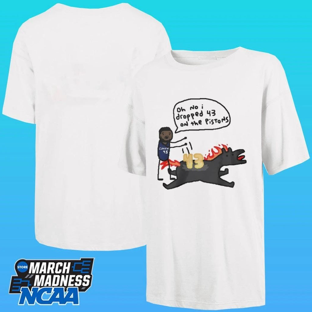 Donovan Mitchell Cleveland Cavaliers Oh No I Dropped 43 On The Pistons Shirt