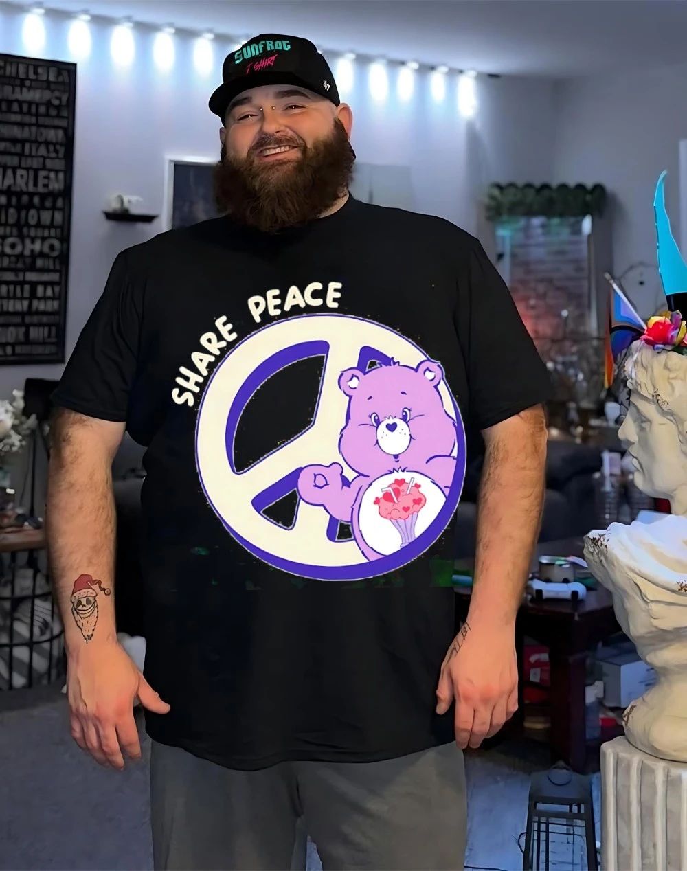 Care bears share peace shirt