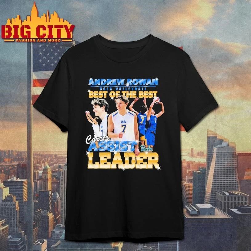 Andrew Rowan UCLA Volleyball Best Of The Best Career Assist Leader Shirt