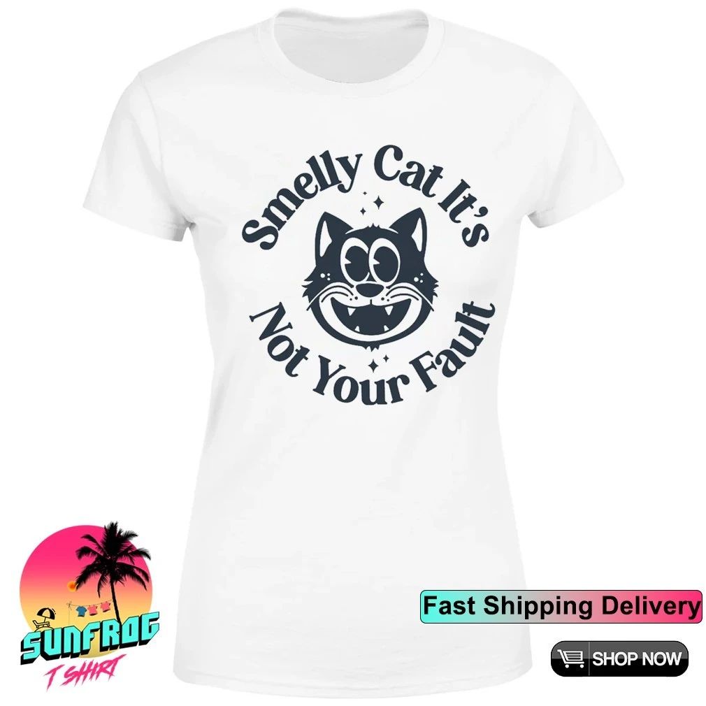Rubberhose cat smelly cat not your fault shirt