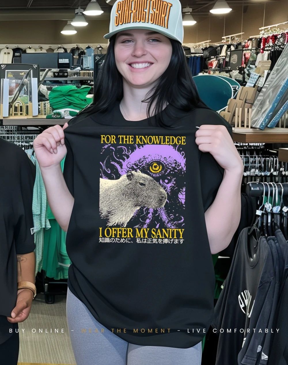 Capybara for the knowledge I offer my sanity shirt