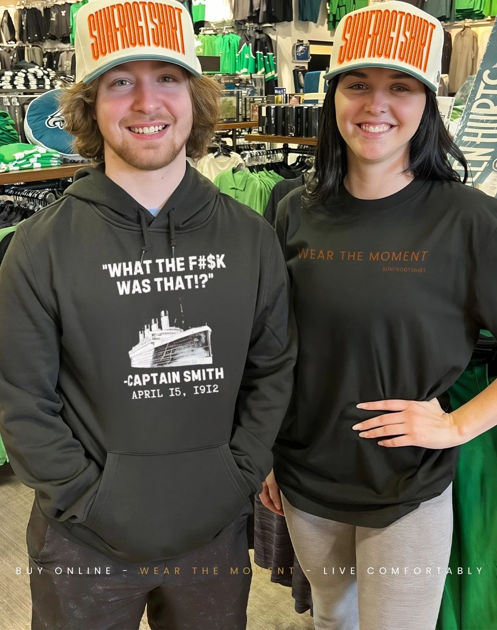 Captain Smith Titanic what the fuck was that 1912 shirt