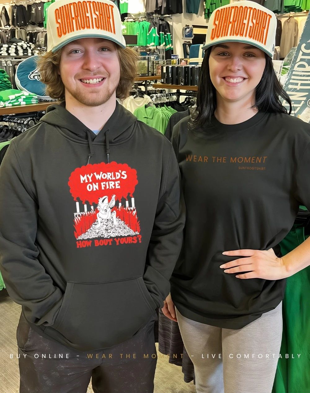 Frog my world’s on fire how bout yours shirt