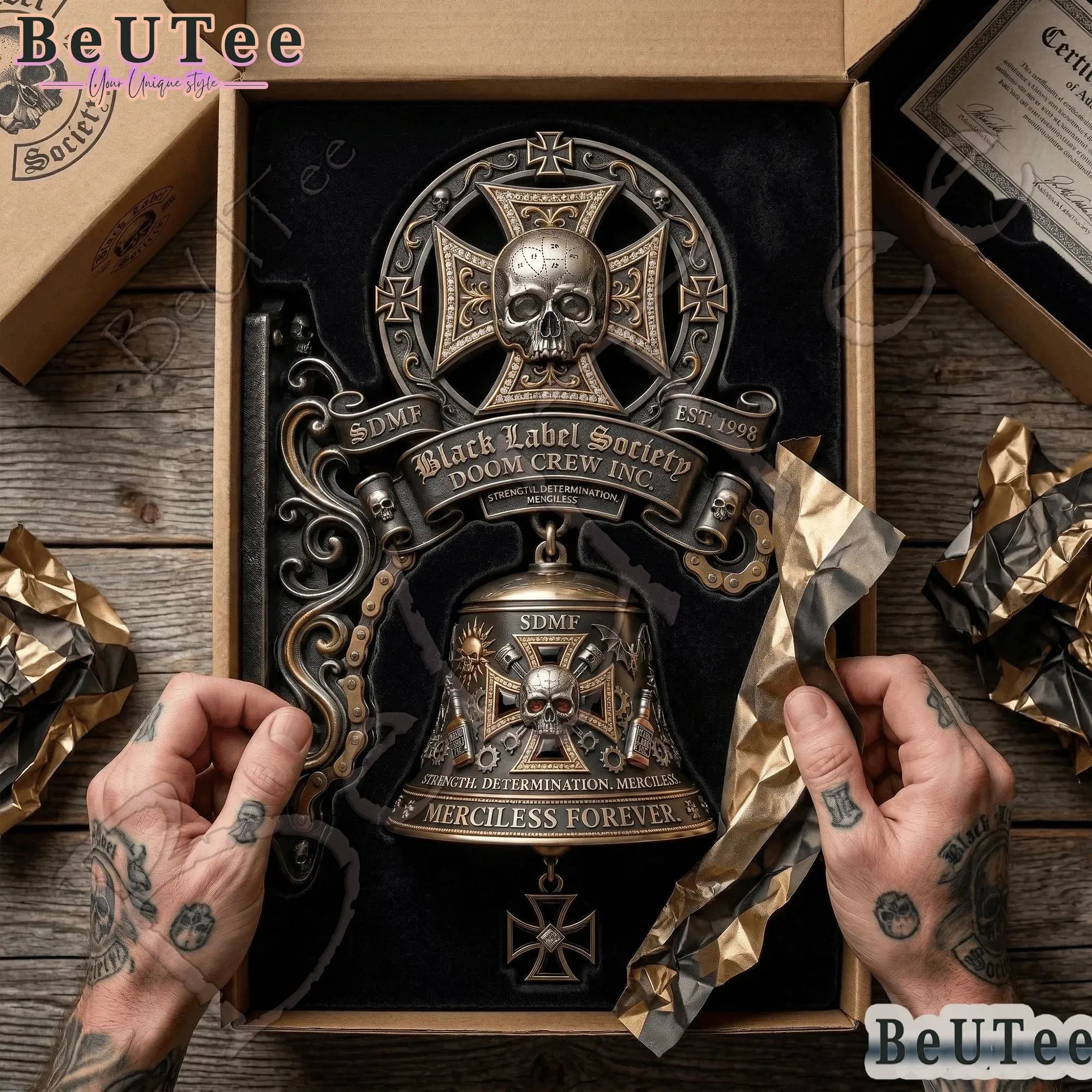 Black Label Society Doom Crew Inc Premium 3D Wall Bell