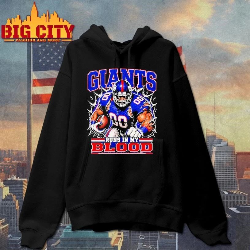 Giants Runs In My Blood Shirt