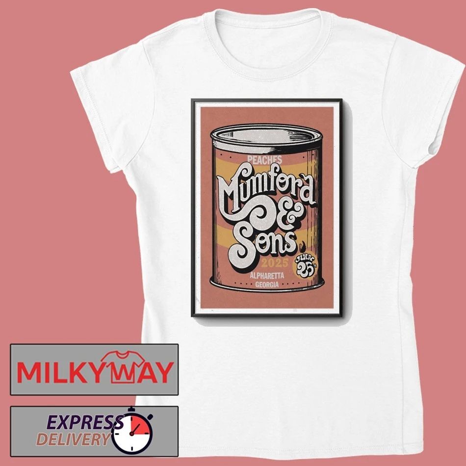 Mumford And Sons 7-26-2026 In Alpharetta GA Tour Poster shirt